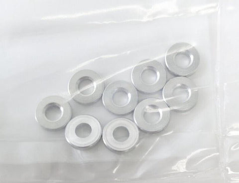50 PCS RAF M0651-4-AL Aluminum Electronic Spacers Washers 10xmm OD4.3mm ID