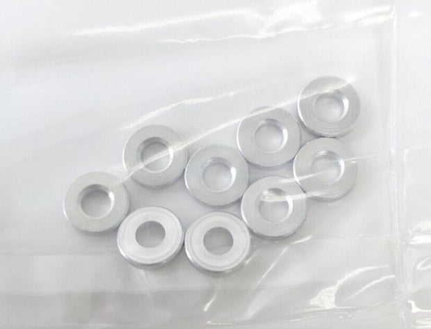 50 PCS RAF M0651-4-AL Aluminum Electronic Spacers Washers 10xmm OD4.3mm ID