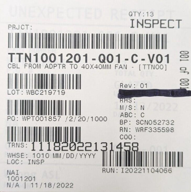 QTY 3 Delta DC Brushless Fan AFB0412VHB DC12v 0.24A 4040x15mm, 13CFM 9500RPM