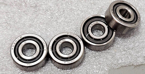 4PCS NSK 706A-20 Angular Ball Bearing 17mm OD 6mm ID 6mm W