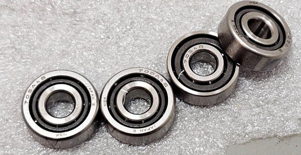 4PCS NSK 706A-20 Angular Ball Bearing 17mm OD 6mm ID 6mm W