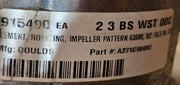 Goulds 3410 Rotating Impeller, 16.5" 63690 Pattern, 3410L 6x10-17 CCW Rotation