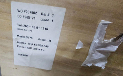 Goulds 3175 Pump Impeller Casing 6x8-18IN, 316 Stainless Steel, #260-65-01-1203