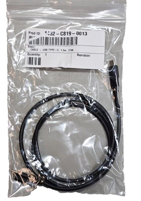 25PCS NCR/Amphenol 1.3m USB-C to USB-C Cable w/ Single Locking Screw 10Gbps 60W
