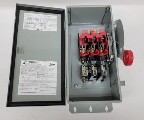 Eaton NSB DH361FDK Safety Switches DH 3P 30A 600V 50/60Hz 3Ph Fusible 3Wire EA N