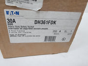 Eaton NSB DH361FDK Safety Switches DH 3P 30A 600V 50/60Hz 3Ph Fusible 3Wire EA N
