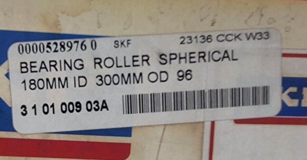 NIB SKF Explorer 23136 CCK /W33 Double Roll Spherical Roller Bearing 300mm OD