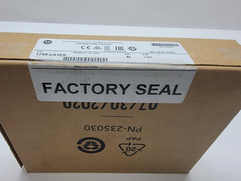 New 2020 Allen-Bradley 1756-L81ES SER B ControlLogix 5580 Controller Updated FW!