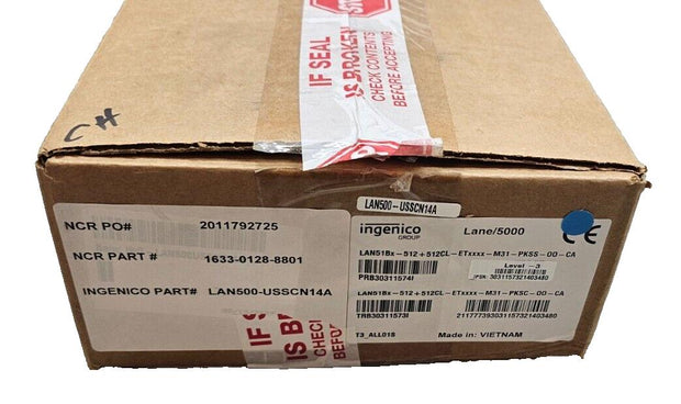 New Ingenico Lane 5000 V3 Payment Terminal w/ PSU, Stylus, Cable, TRB30311573I
