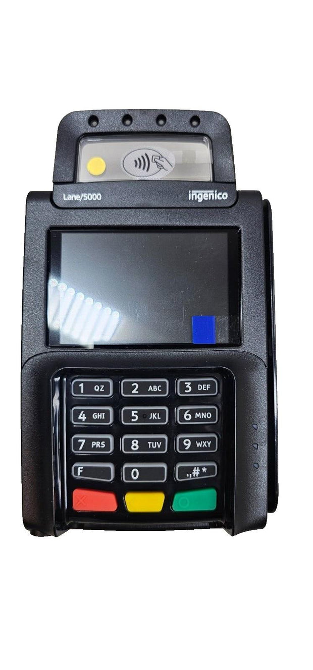New Ingenico Lane 5000 V3 Payment Terminal w/ PSU, Stylus, Cable, TRB30311573I