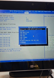 New NCR 7761 P1535 Touchscreen Terminal Display 1.6Ghz, 4GB/60GB, Biometrics W10