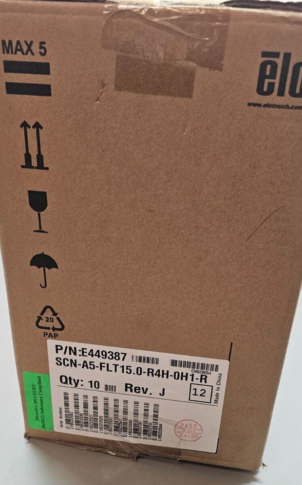 ELO E449387 TF142 touchscreen 15" SCN-A5-FLT15.0-R4H-0H1-R Rev J 362740-9124