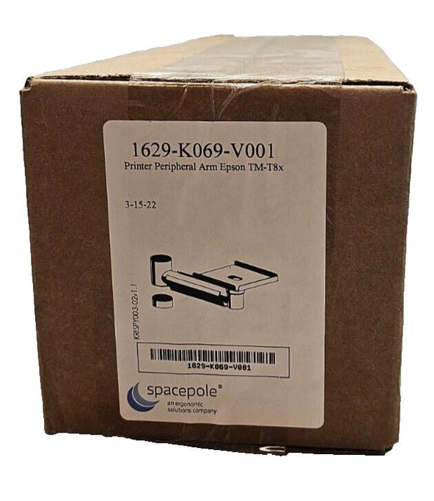 New Spacepole Printer Peripheral Arm 1629-K069-V001, Fits Epson TM88-X Thermal