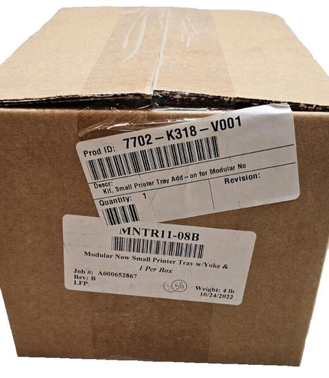Thermal Printer Tray Kit, Pole Mountable Platform Swivel 5.5x5.8" Fits Epson