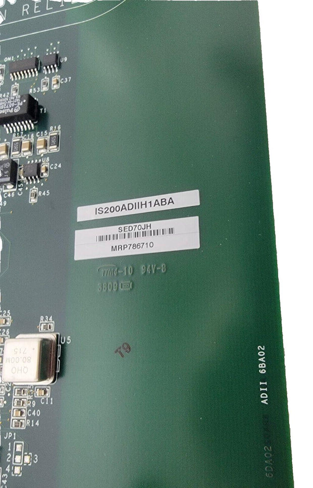 General Electric Mark VI IS200ADIIH1A Auxiliary Drive to ISBus Interface Board