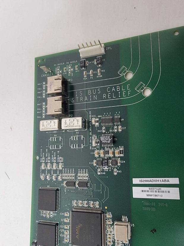General Electric Mark VI IS200ADIIH1A Auxiliary Drive to ISBus Interface Board