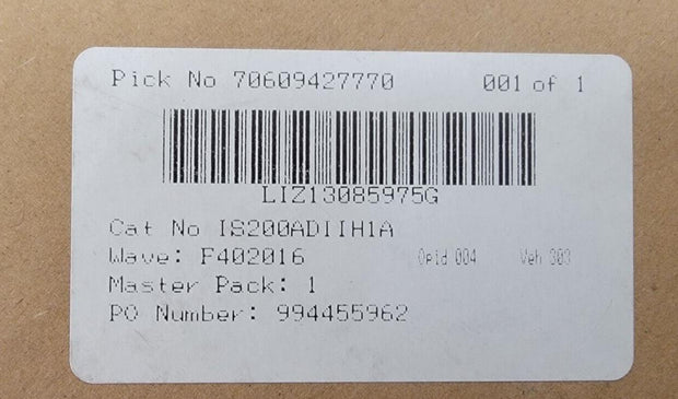 General Electric Mark VI IS200ADIIH1A Auxiliary Drive to ISBus Interface Board