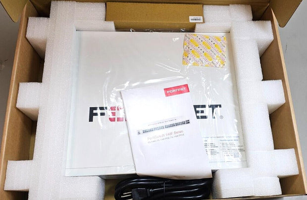 NIB Fortinet FortiSwitch FS-148F-FPOE 48 Ports Gigabit Network Switch 4 10Gb SFP