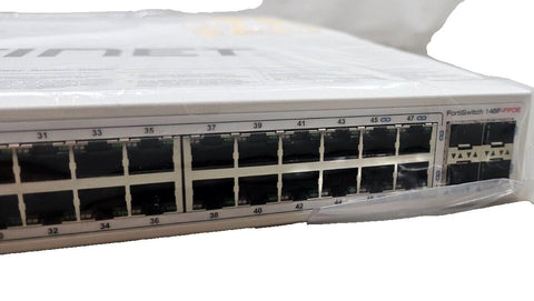 NIB Fortinet FortiSwitch FS-148F-FPOE 48 Ports Gigabit Network Switch 4 10Gb SFP