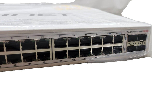 NIB Fortinet FortiSwitch FS-148F-FPOE 48 Ports Gigabit Network Switch 4 10Gb SFP