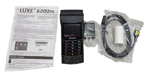 New Equinox Luxe 6200M Wireless Mobile Payment Terminal Printer A10400-209E