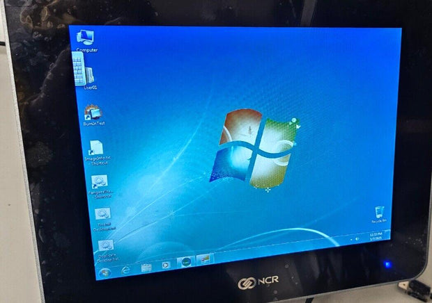 New NCR P1235 PCAP Touch Display POS PC System 1.65Ghz, 8GB, 64GB SSD, W7-E