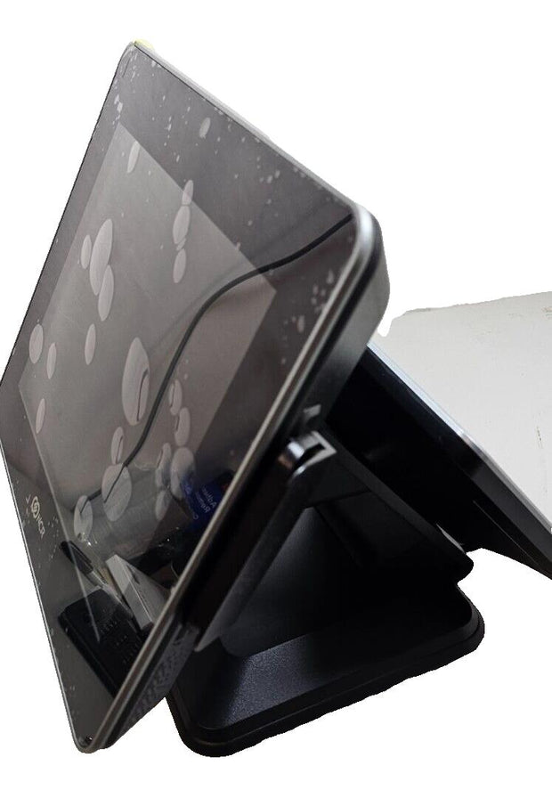 New NCR P1235 PCAP Touch Display POS PC System 1.6Ghz, 4GB, 64GB W7-E, Dual Disp