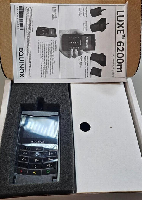 New Equinox Luxe 6200M Wireless Mobile Payment Terminal Printer A10400-150E