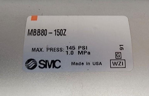 SMC MBB80-150Z Cylinder 80mm Bore x 150mm Stroke