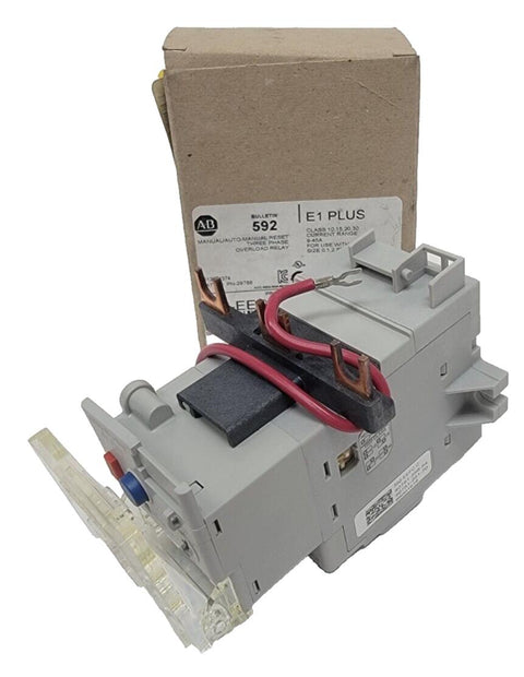 Allen-Bradley 592 Manual / Auto Manual Reset 3 Phase Overload Relay 592-EEFC