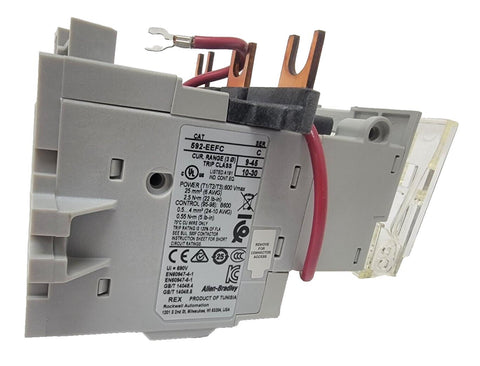 Allen-Bradley 592 Manual / Auto Manual Reset 3 Phase Overload Relay 592-EEFC
