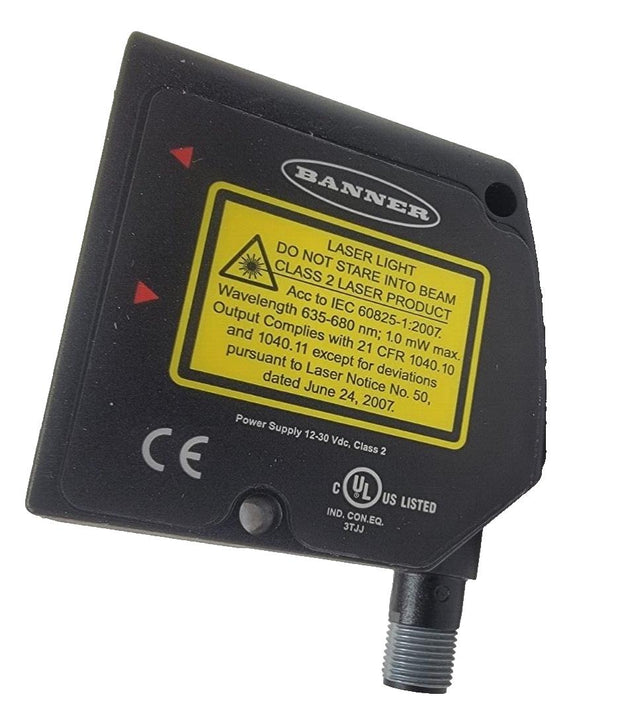 Banner Engineering LTF24IC2LDQ Sensor, Red Laser, Diffuse, 50-24000mm