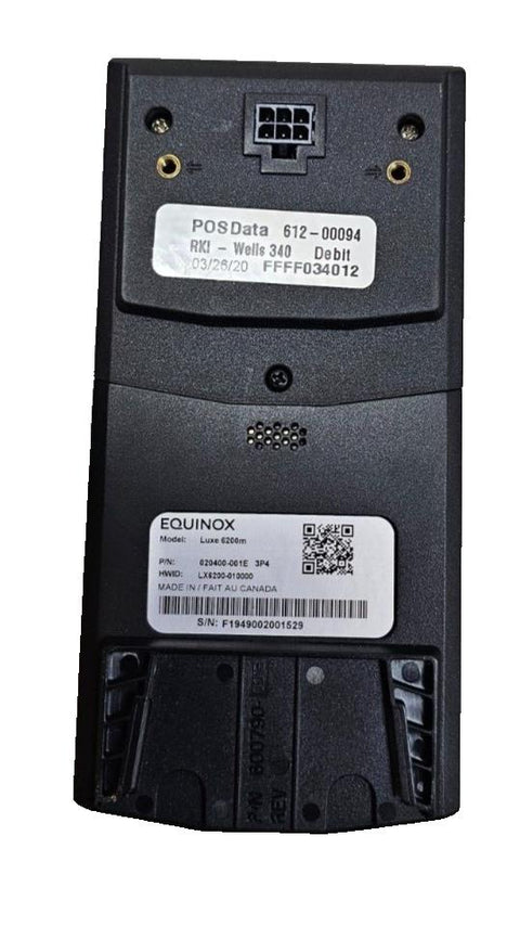 New Equinox Luxe 6200M Wireless Mobile Payment Terminal Printer A10400-160E