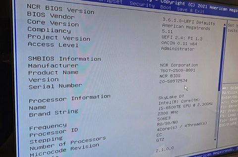 New NCR RealPOS XR8 7607 POS Terminal, i5-6500TE, 8GB, 2x120GB SSD, W10 IOT