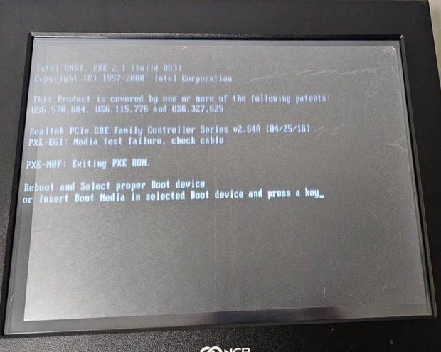 New NCR P1532 Touchscreen Point of Sale Terminal 7734, 1.6Ghz, No SSD/Stand/PSU