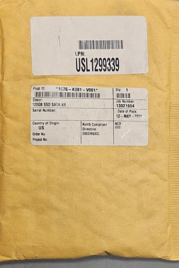 NCR RealPOS Industrial SSD Kit 006-8627509 120GB Apacer A13.175HGD.001N1