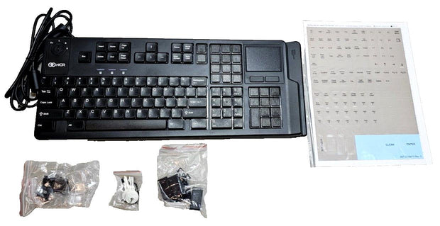New NCR RealPOS Full Size USB Keyboard, GlidePad, MSR, Keylock 6932-5312-9090