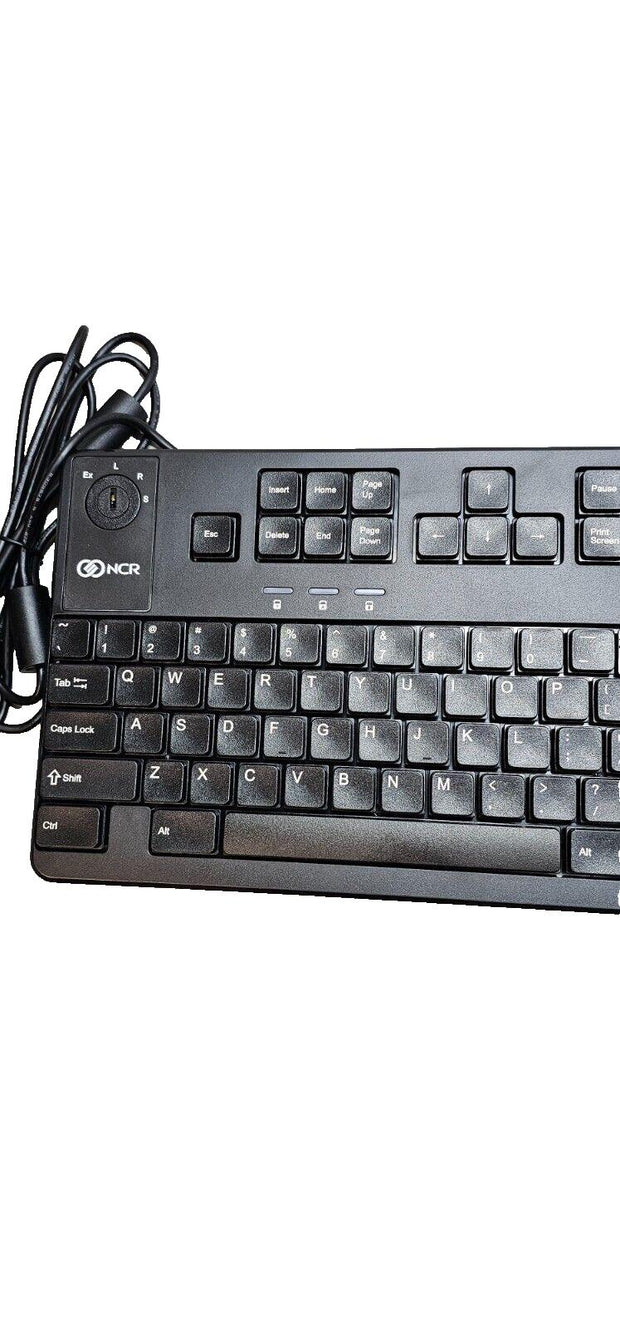 New NCR RealPOS Full Size USB Keyboard, GlidePad, MSR, Keylock 6932-5312-9090