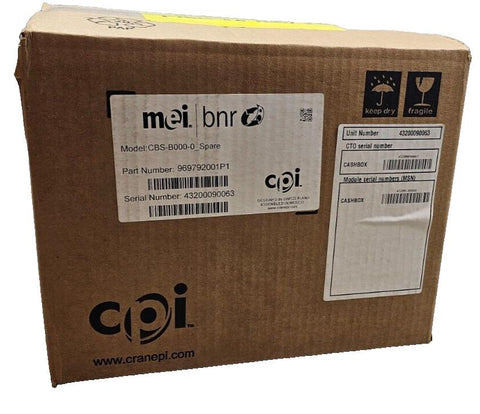 Brand New Mei BNR 600 Cash Drawer CBS-B000-0 969792001 (Non-Arming) 497-0507802