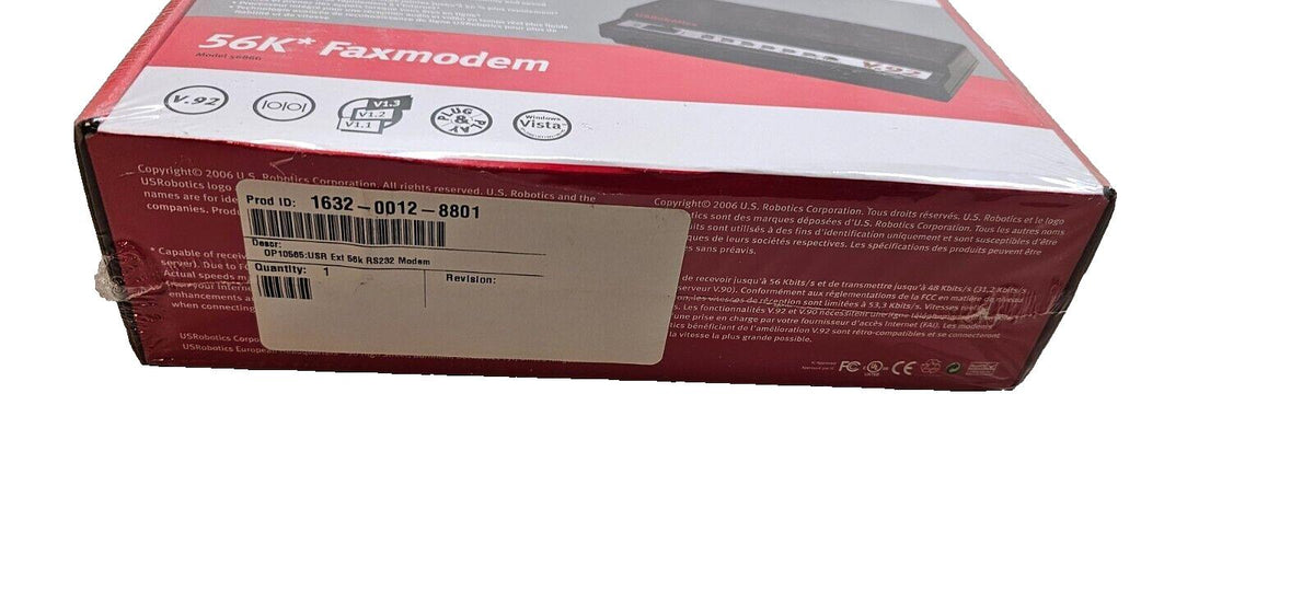 NOS US Robotics 56K Modem Faxmodem 5686G USR5686G 56 Kbps Modem | SEAL ...