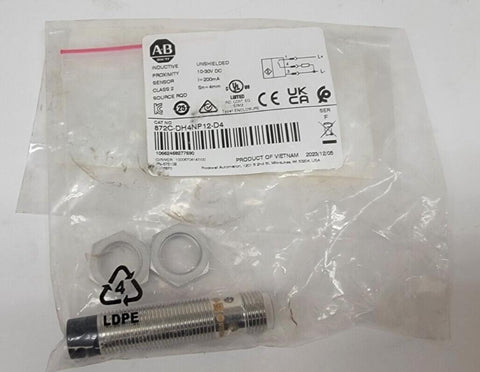 Allen Bradley 872C-DH4NP12-D4 12mm Barrel Inductive Proximity Sensor Y