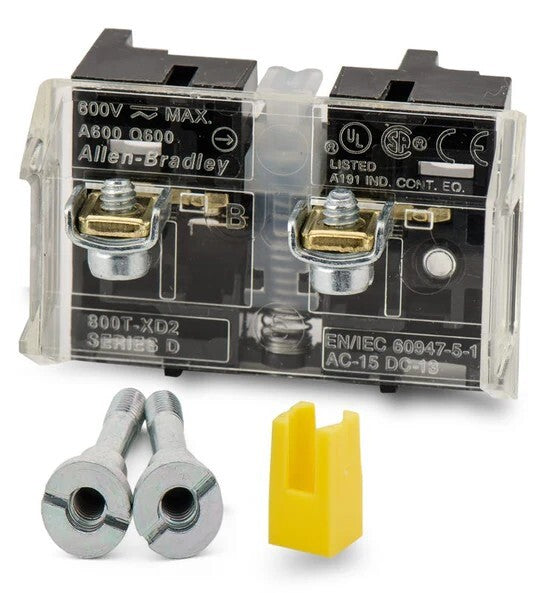Allen Bradley 800T-XD2 Contact Block 800TXD2