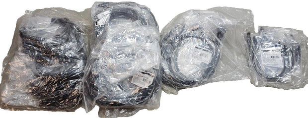 Server Room Cat6 Patch Kit Cable Bundle 1ft 3ft 7ft 10ft, 40 Cables, Booted, New