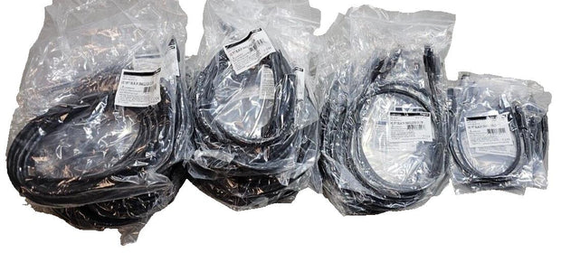 Server Room Cat6 Patch Kit Cable Bundle 1ft 3ft 7ft 10ft, 40 Cables, Booted, New