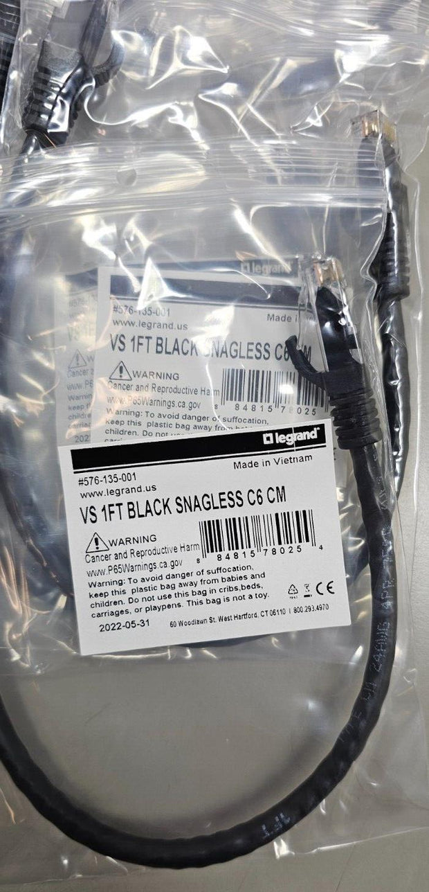 Server Room Cat6 Patch Kit Cable Bundle 1ft 3ft 7ft 10ft, 40 Cables, Booted, New