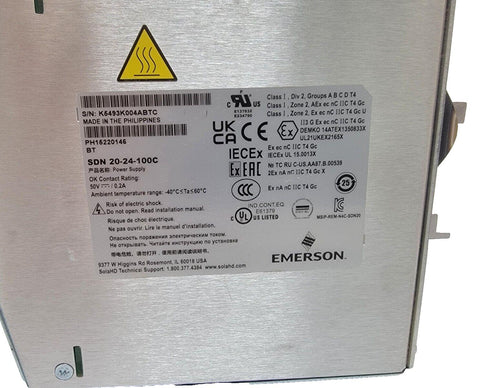 Emerson SDN 20-24-100C Power Supply