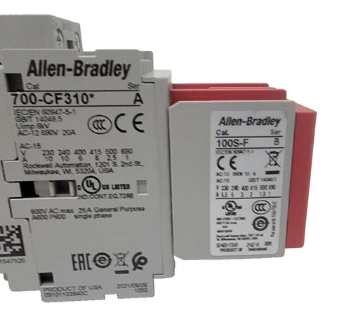 New Allen Bradley Bulletin 700S Safety Control Relay 700S-CF620EJC