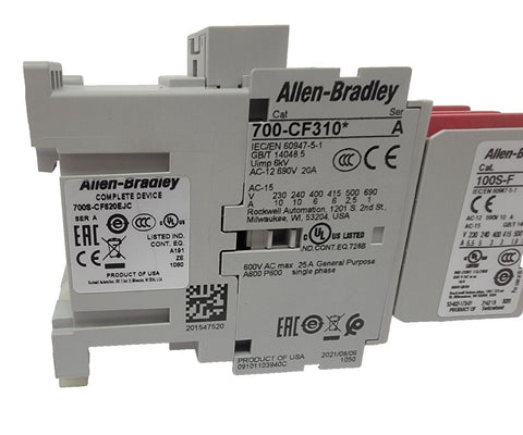 New Allen Bradley Bulletin 700S Safety Control Relay 700S-CF620EJC