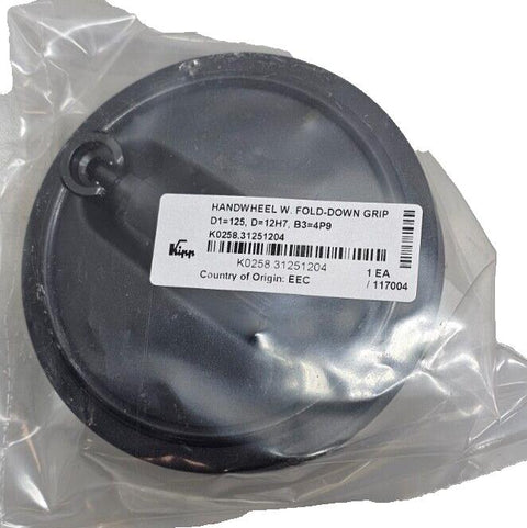 New Kipp Handwheels w/Fold Away Size Reamed Hole w/Slot K0258 (Bulk Available!)