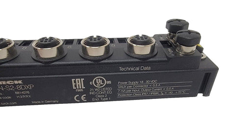 Turck TBEN-S2-8DXP 6814076 Multiprotocol I/O Module